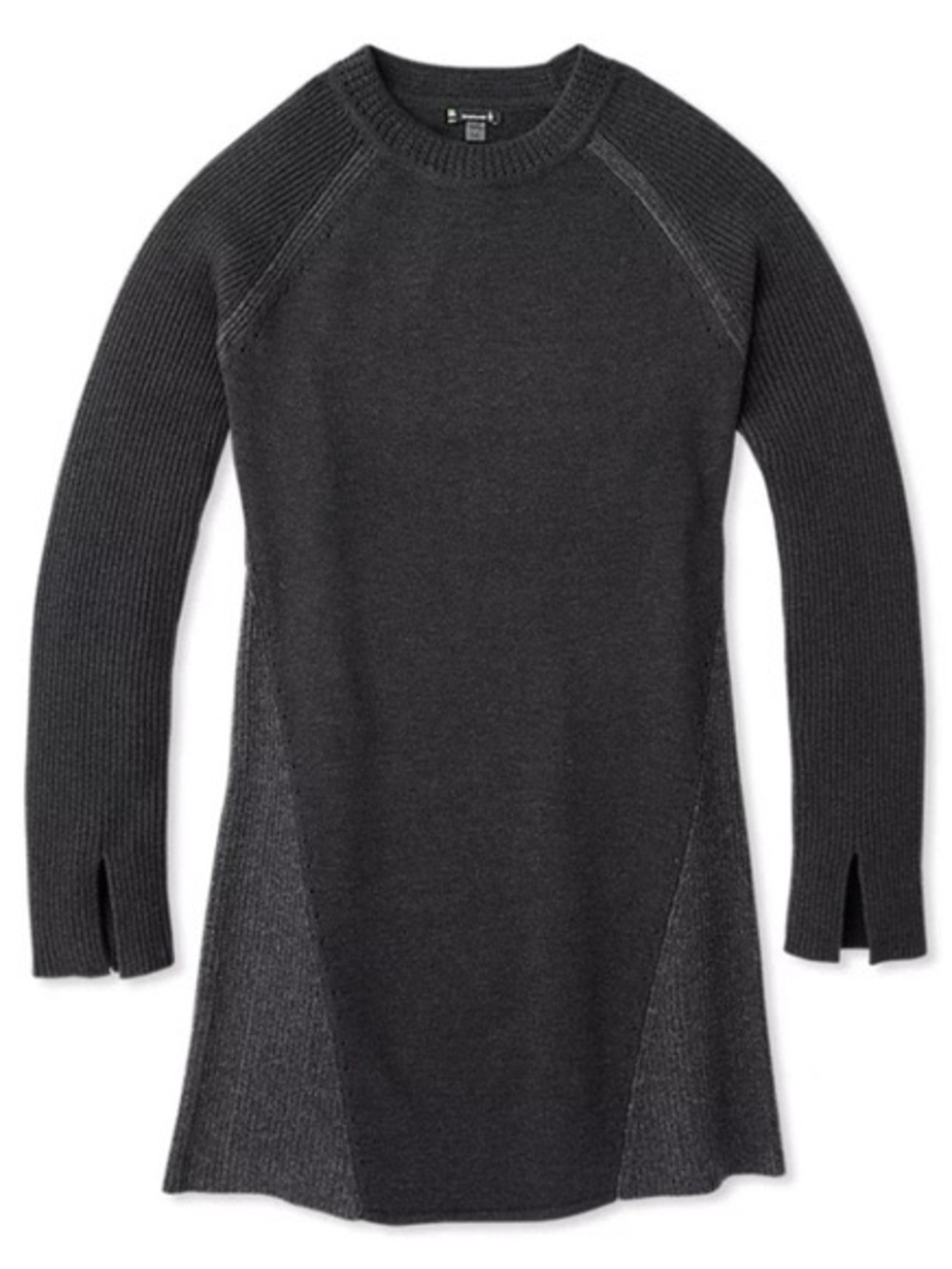 Smartwool Charcoal Spruce Creek Sweater Dress Large